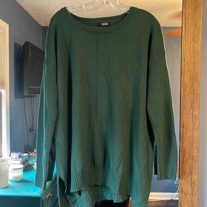 Lightweight emerald sweater